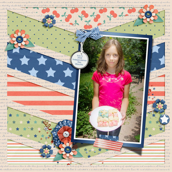 Independence Day Biscuits