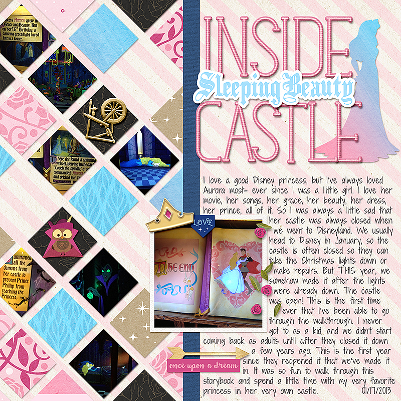 Inside Sleeping Beauty Castle