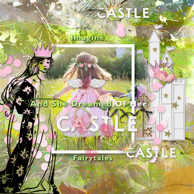 Inspiration Challenge-April 2021-Whimsical-Castle Of Dreams