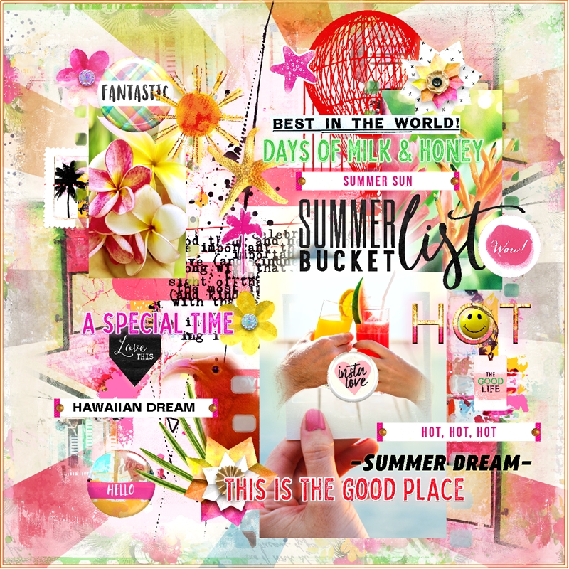 Inspiration Challenge-April-Travel Page-Hawaiian Dreams