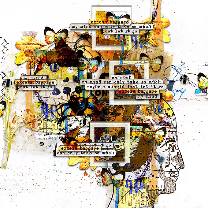 Inspiration Challenge-February 2022-Book Cover Inspired-A Cluttered Mind