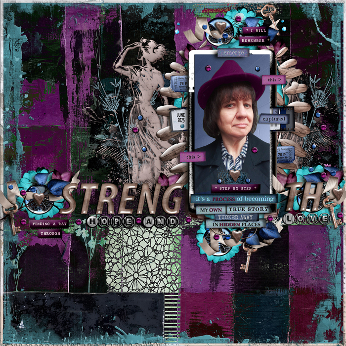 Inspiration Challenge-June 2025-Observations Of A Layout By StephanieS-Emerging Strength