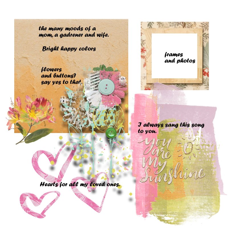 Inspiration For The Mom, Family, Gardening, Life Mood Board