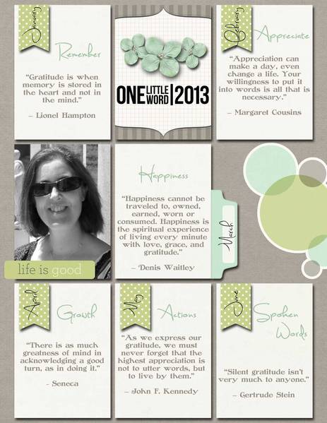 Intention Cards - left page