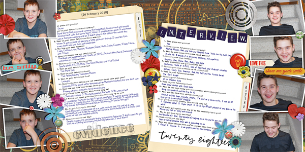 Interview (double page)