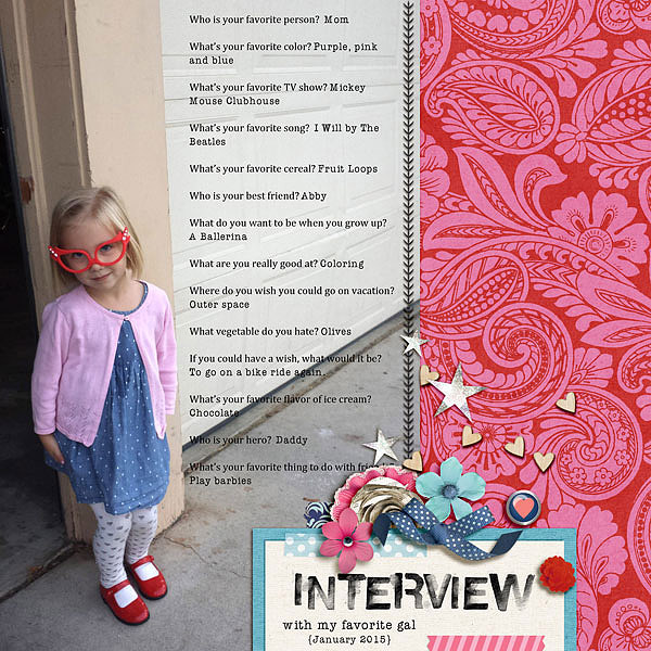 interview with my favorite gal - MOC day 26