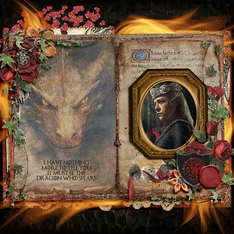 It must be the dragon who speaks