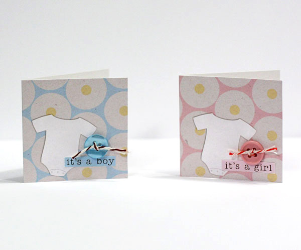 It's a Boy / It's a Girl cards