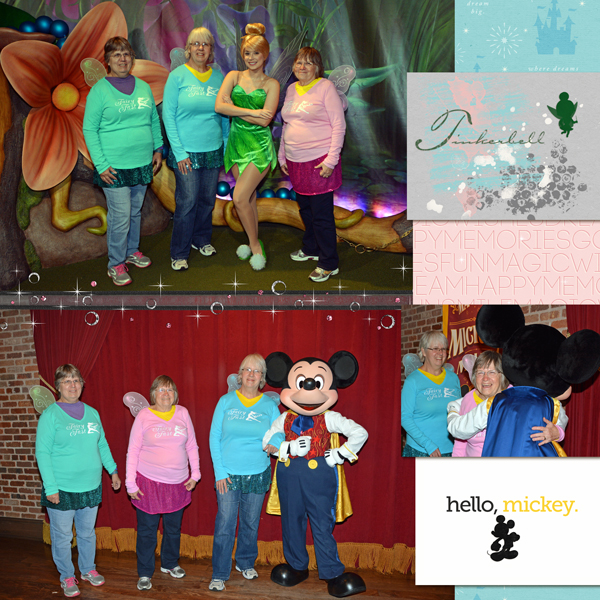 Jan 2017 - Tinkerbell & Mickey