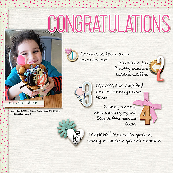 Jan. 21: Congratulations