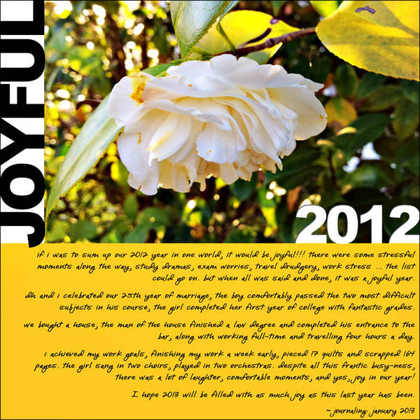 Jan 25: one word for 2012