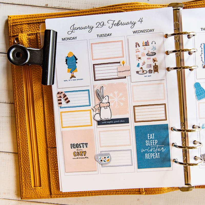 Jan 29 Weekly Planner (hybrid) left page