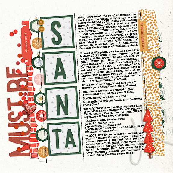 January 13 Song Lyrics - Must Be Santa