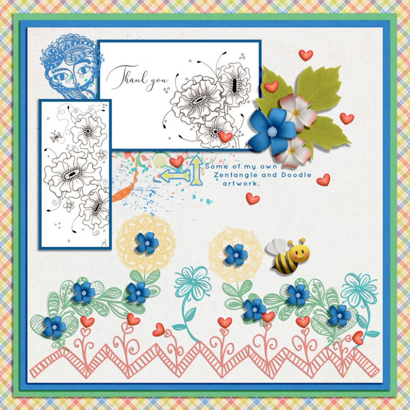 JANUARY 16 - USING DOODLE ART