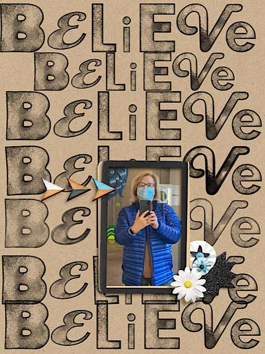 January 19 Stamped Background