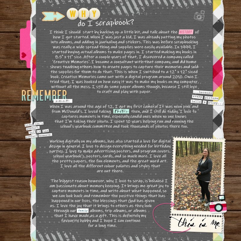 January 2 - Why I Scrap