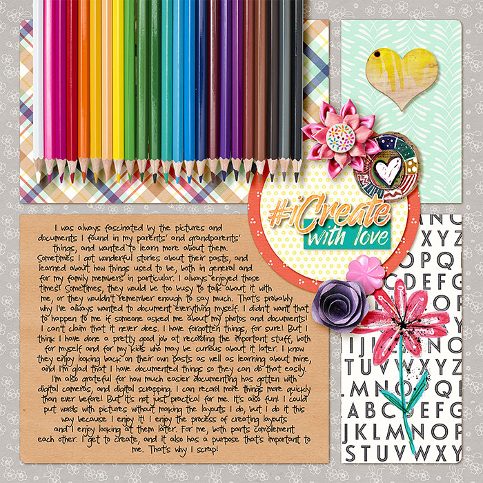 January 2 - Why I Scrap
