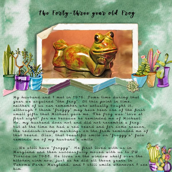 January 20: Storytelling - The Forty-three year old frog