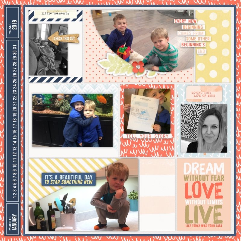 January 2019 - Left Page