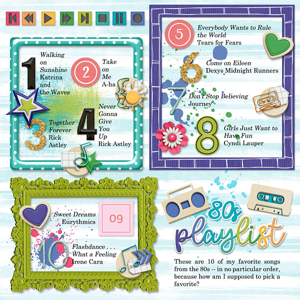 January 21:  Using Numbers to Playfully Present a List