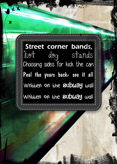 January 22: Subway Style Journaling - ATC-2019-012-Subway-Wall