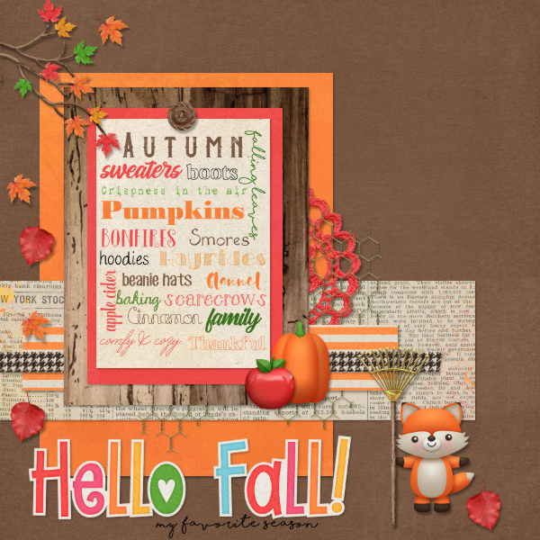 January 22=Subway Style Journaling {Hello Fall}