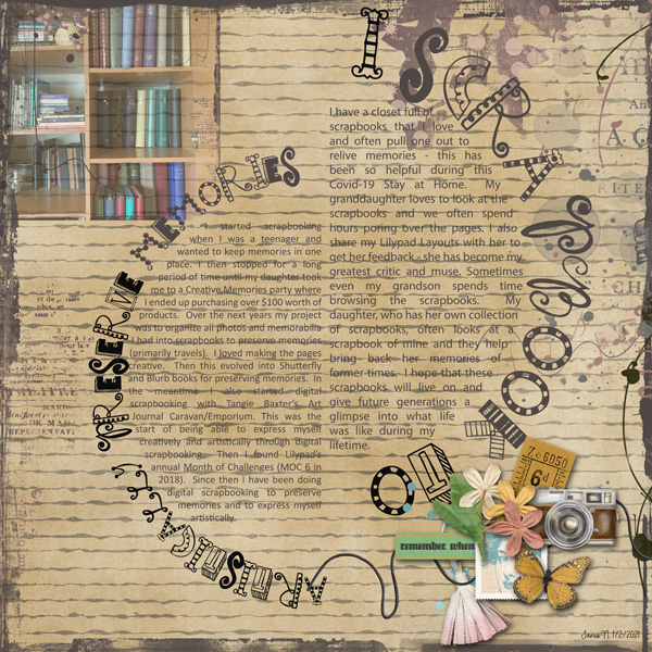 January 2_Why I Scrap_I Scrapbook To