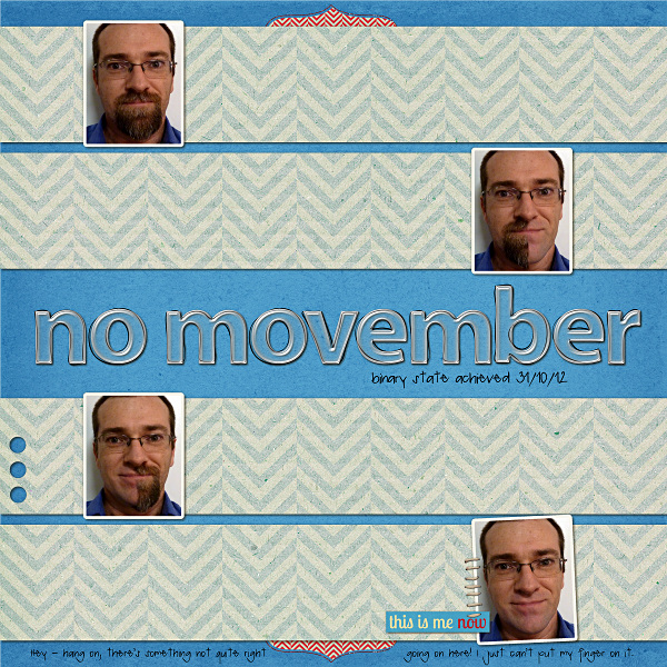 January 3 - No Movember