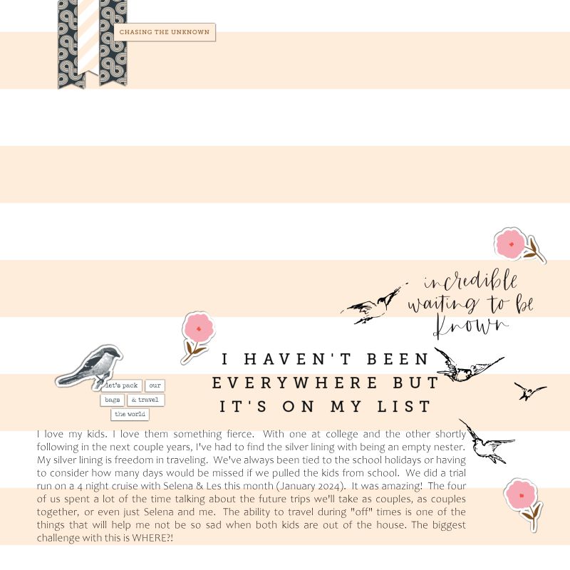 January 7 - Looking Forward