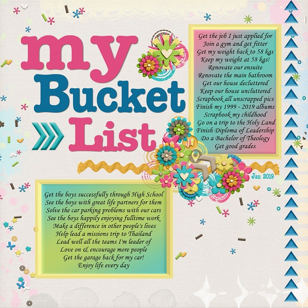 January 7 The Bucket List