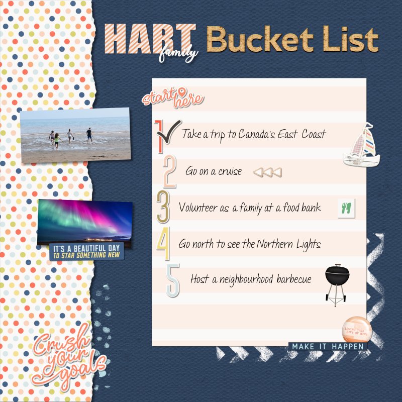 January 7 - The Bucket List