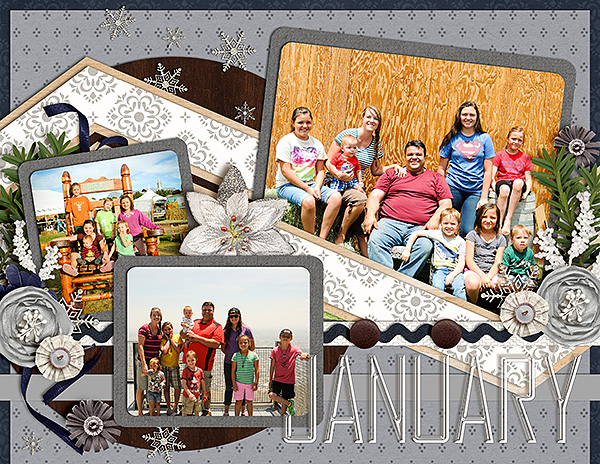 January Calendar page