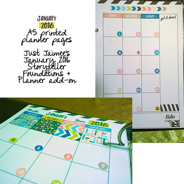 January calendar