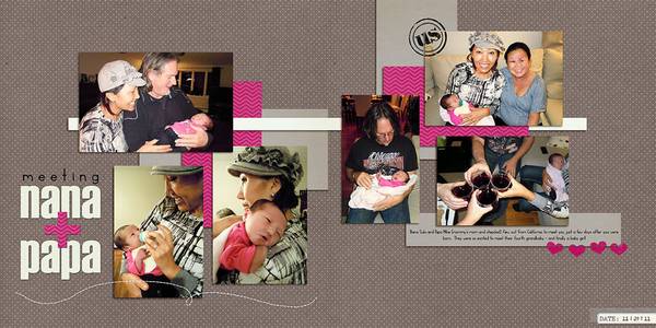 January challenge #9 - two page layout