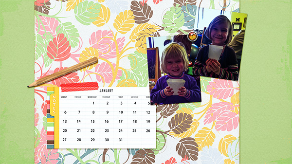 January desktop