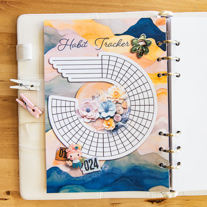 January Habit Tracker (planner hybrid)