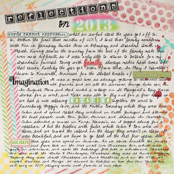 January Journaling Challenge - Reflections