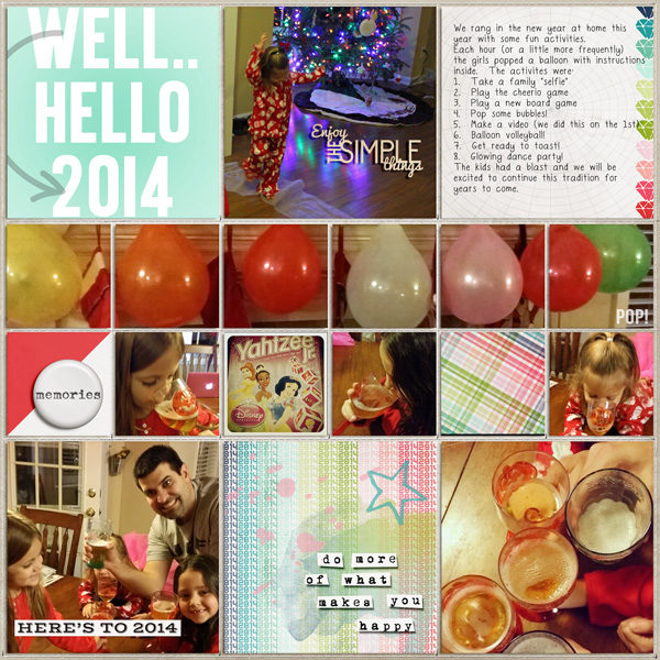 January MOC 2014 - #4, 2 page spread