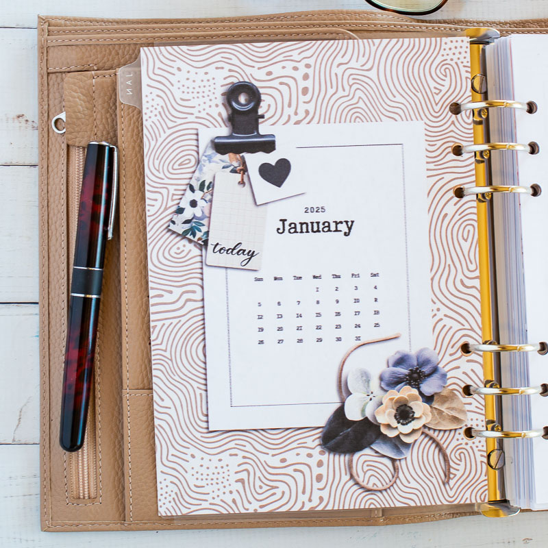 January Planner Calendar (hybrid)