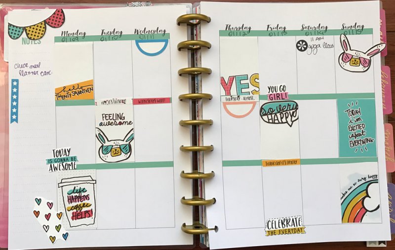 January spread 2