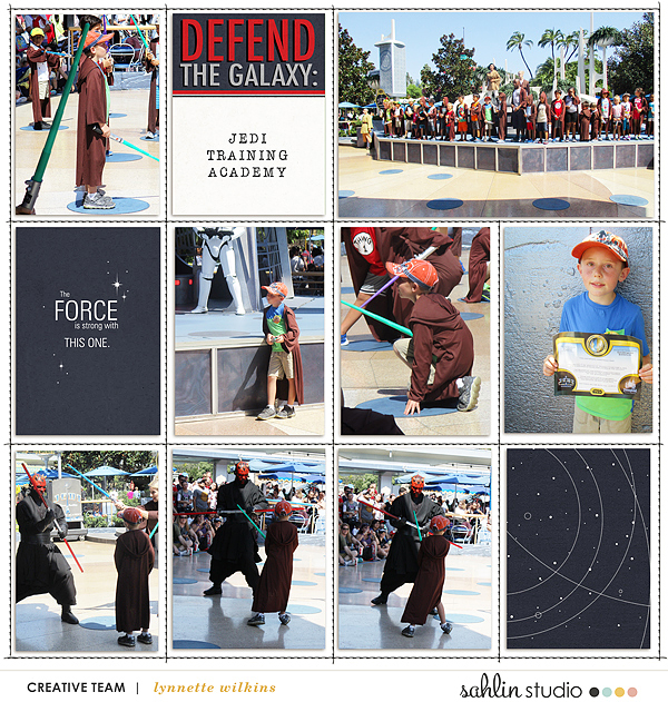 jedi training - left side