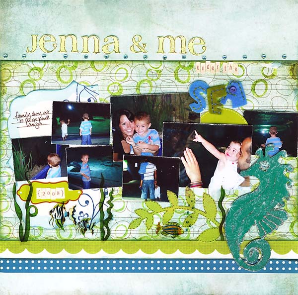 jenna & me, under the sea