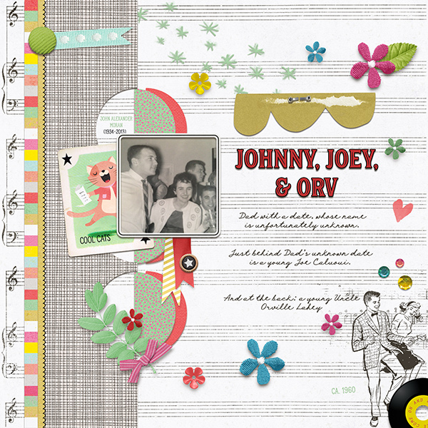 Johnny, Joey, & Orv (ca. 1960)