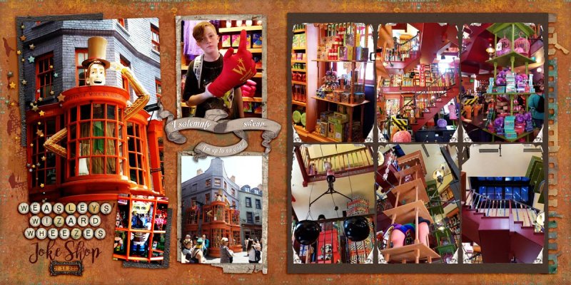 Joke Shop (Double Page Spread)