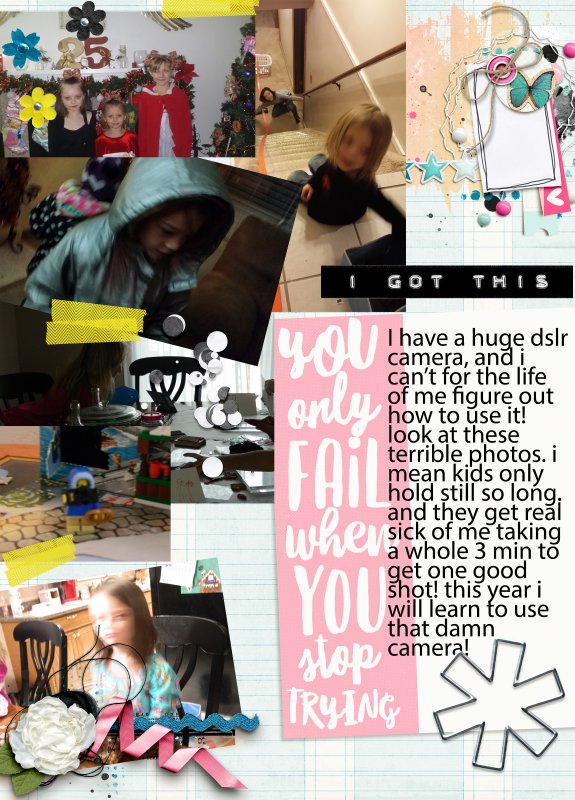 Journal Page Camera Fail challenge day 5