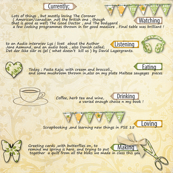 Journaling--March