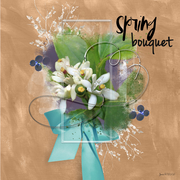 July 18 Scrap A Non Christmas Page