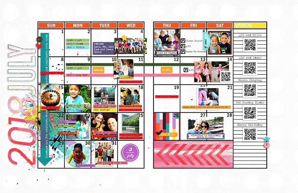 July 2018 Planner Review Page