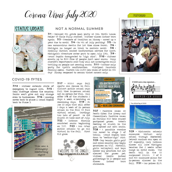 July 2020 Covid Stuff