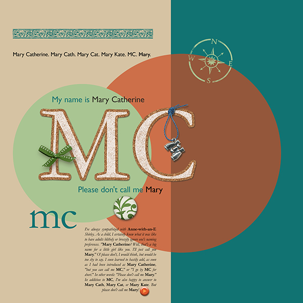July 21 Journaling Challenge: MC, not Mary
